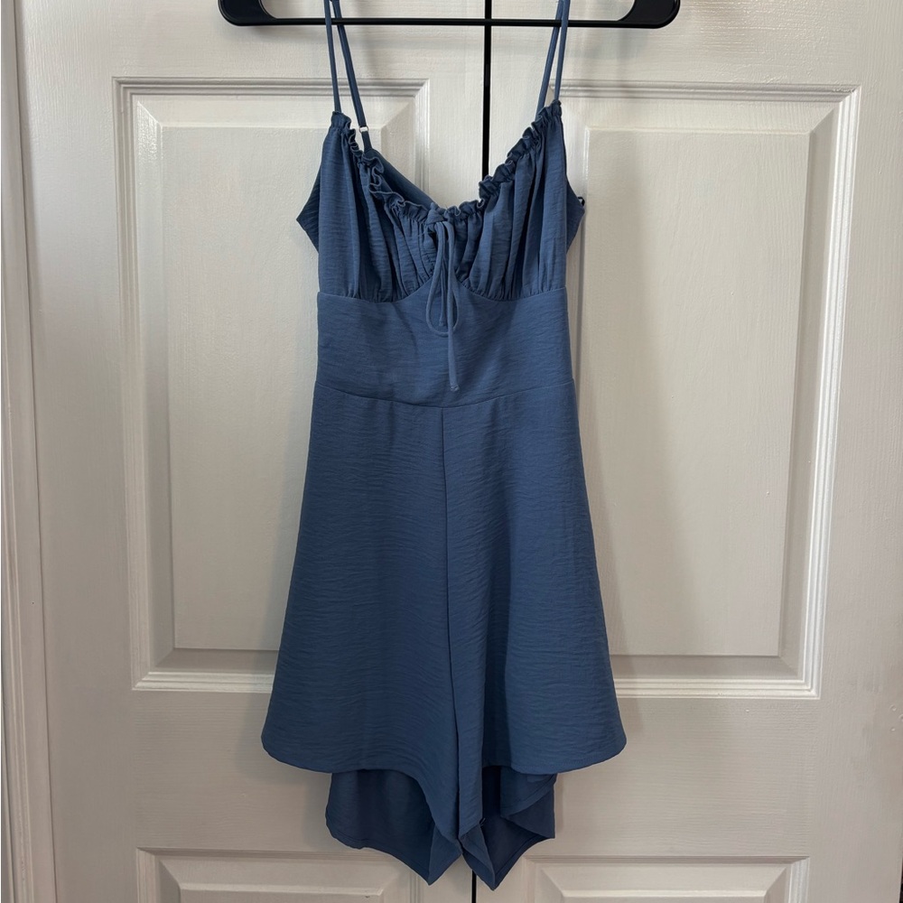 Blue romper, Blue, Medium, Lovely day